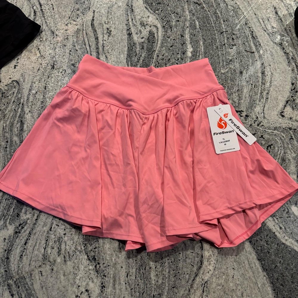 Pink Flowy Skirt